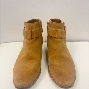 Michael Kors Camel Suede Ankle Boots